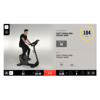 Refurbished Technogym New Upright Bike Excite+ 1000 Unity 3 Live Hometrainer