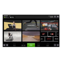  Tapis de course Technogym Run Now Excite+ 1000 Unity 3 LIVE remis à neuf