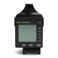 Support de téléphone pour rameur Concept 2 PM3, PM4 et PM5