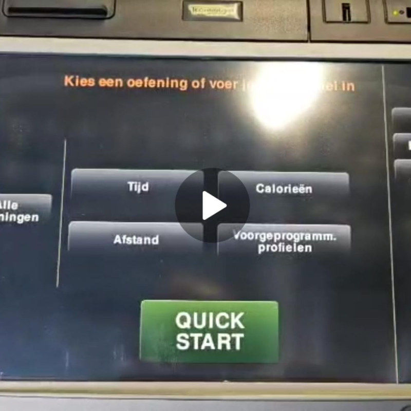 Display Visioweb Jog Now Excite 700 Cardio treadmill