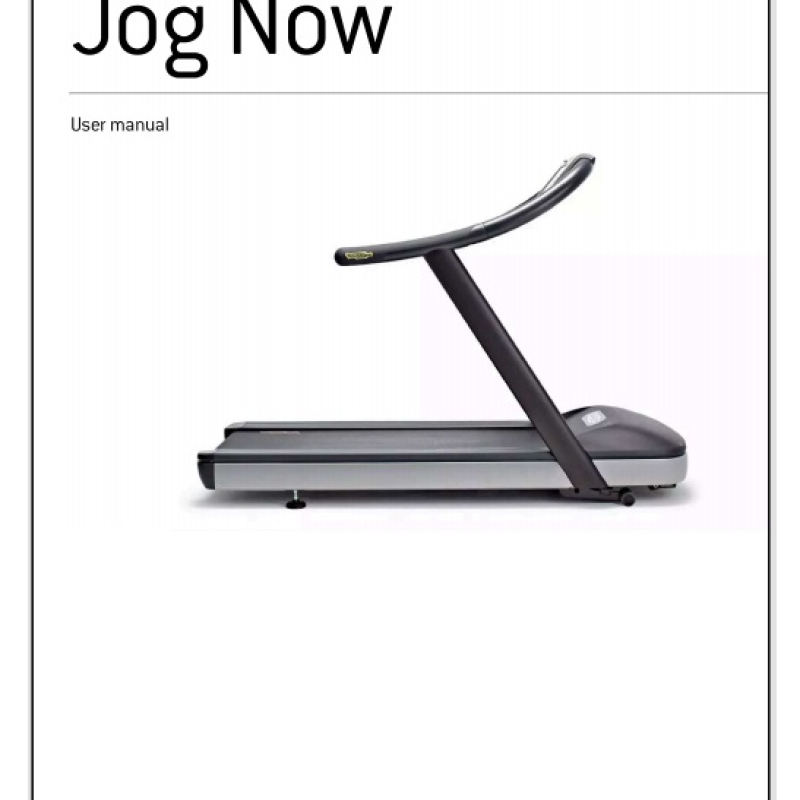 Gebruikershandleiding Technogym Jog Now 500 en 700 Loopband