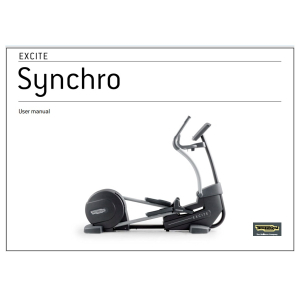  User manual Technogym Syncro Excite+ 500 en 700 Crosstrainer