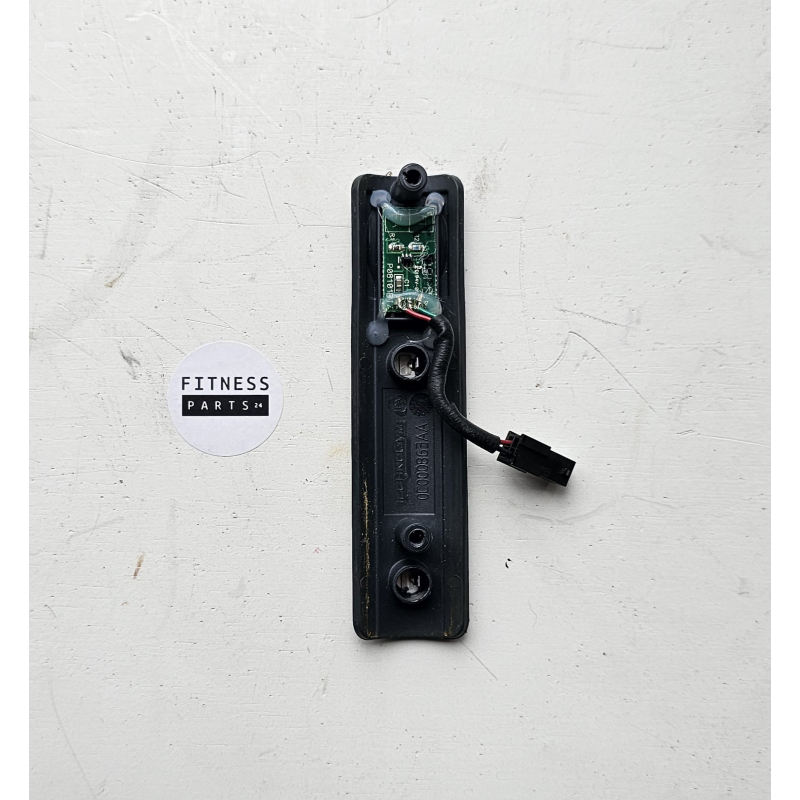 Heartrate plate with Plus touch sensor push button tiptop handle Technogym Cardio