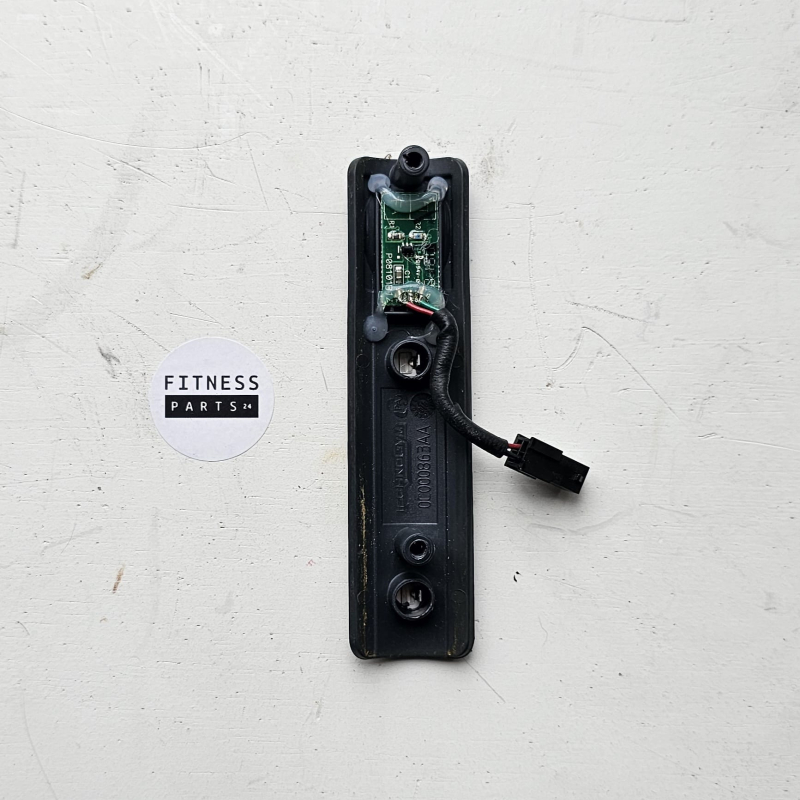 Heartrate plate with Plus touch sensor push button tiptop handle Technogym Cardio