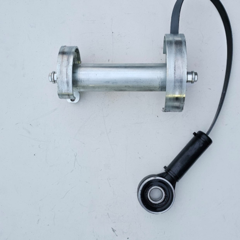 Left double pulley set with belt and shaft Technogym Vario Excite